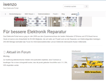 Tablet Screenshot of iwenzo.de